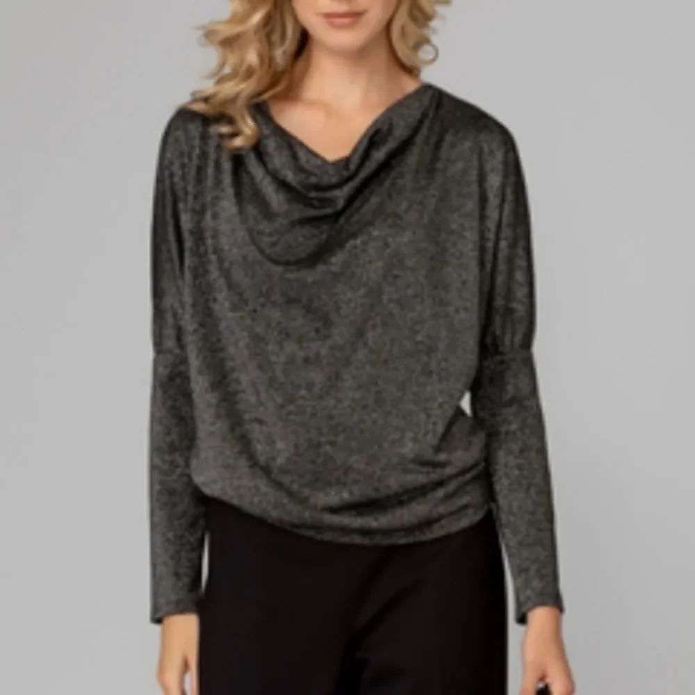 BRAND NEW APT.9 LONG SLEEVES BLACK/SILVER TOP